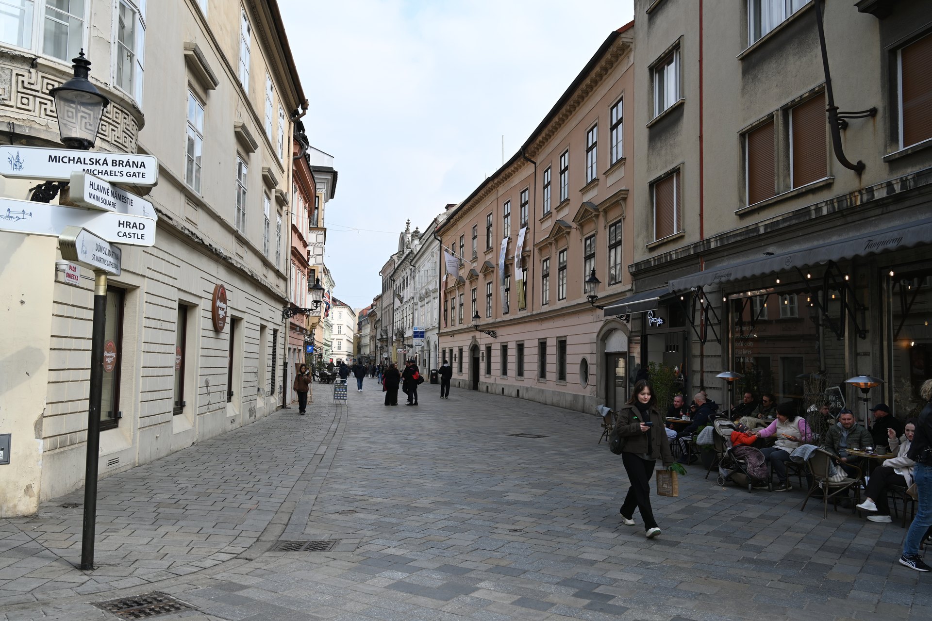 Panská ulica v historickom centre Bratislavy